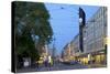 Arkaden Shopping Centre and Tram at Dusk, Gothenburg, Sweden, Scandinavia, Europe-Frank Fell-Stretched Canvas