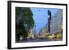 Arkaden Shopping Centre and Tram at Dusk, Gothenburg, Sweden, Scandinavia, Europe-Frank Fell-Framed Photographic Print