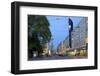 Arkaden Shopping Centre and Tram at Dusk, Gothenburg, Sweden, Scandinavia, Europe-Frank Fell-Framed Photographic Print