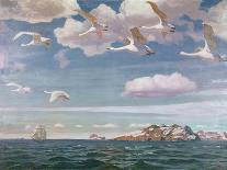Seagulls, 1910-Arkadij Aleksandrovic Rylov-Framed Giclee Print