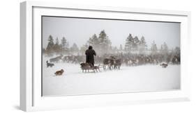 Arkadij Drives a Herd of Reindeer-Marcel Rebro-Framed Photographic Print