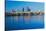 Arkansas River and skyline in Little Rock, Arkansas-null-Stretched Canvas