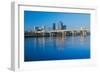 Arkansas River and skyline in Little Rock, Arkansas-null-Framed Photographic Print