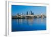 Arkansas River and skyline in Little Rock, Arkansas-null-Framed Photographic Print