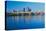 Arkansas River and skyline in Little Rock, Arkansas-null-Stretched Canvas