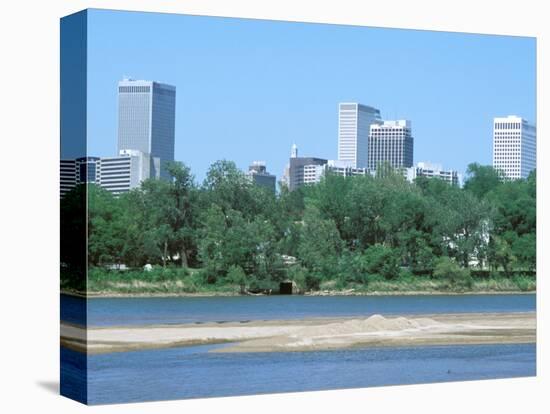 Arkansas River, Tulsa, Oklahoma-Mark Gibson-Stretched Canvas