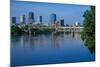 Arkansas River view from North Little Rock, Little Rock, Arkansas-null-Mounted Photographic Print