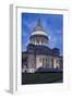 Arkansas State Capitol Exterior at Dusk, Little Rock, Arkansas, USA-Walter Bibikow-Framed Photographic Print