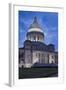 Arkansas State Capitol Exterior at Dusk, Little Rock, Arkansas, USA-Walter Bibikow-Framed Photographic Print