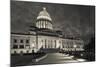 Arkansas State Capitol Exterior at Dusk, Little Rock, Arkansas, USA-Walter Bibikow-Mounted Photographic Print