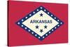 Arkansas State Flag-Lantern Press-Stretched Canvas