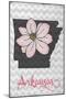 Arkansas - State Flower - Apple Blossom-Lantern Press-Mounted Art Print