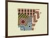 Arkansas State Map-Lanre Adefioye-Framed Giclee Print