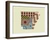 Arkansas State Map-Lanre Adefioye-Framed Giclee Print