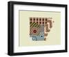 Arkansas State Map-Lanre Adefioye-Framed Giclee Print