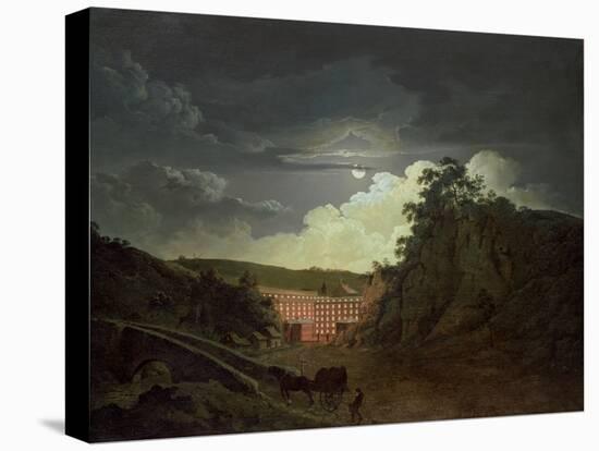 Arkwright's Cotton Mills, 1790s-Joseph Wright of Derby-Stretched Canvas