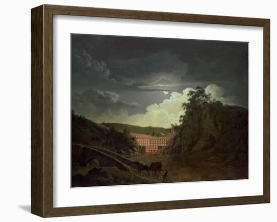 Arkwright's Cotton Mills, 1790s-Joseph Wright of Derby-Framed Giclee Print