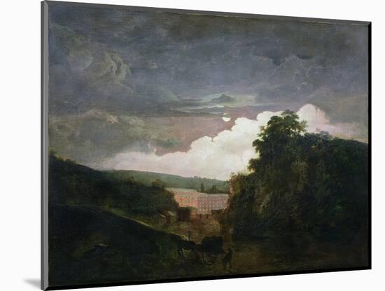 Arkwright's Cotton Mills by Night, C.1782-3-Joseph Wright of Derby-Mounted Giclee Print