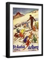 Arlberg Tirol-null-Framed Premium Giclee Print