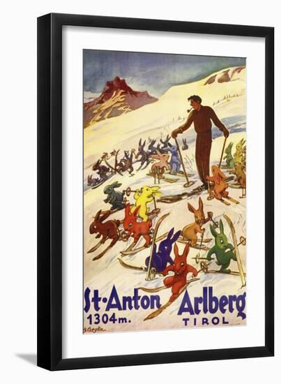 Arlberg Tirol-null-Framed Premium Giclee Print