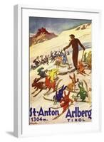 Arlberg Tirol-null-Framed Giclee Print