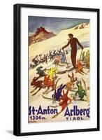 Arlberg Tirol-null-Framed Giclee Print