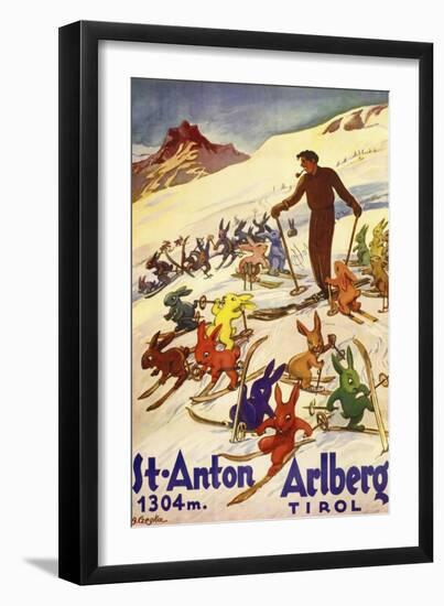 Arlberg Tirol-null-Framed Giclee Print