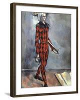 Arlequin, early 1890s-Paul Cézanne-Framed Giclee Print