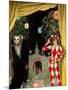 Arlequin Et La Mort (Harlequin and Death) - Oeuvre De Konstantin Andreyevich Somov (1869-1939), Aqu-Konstantin Andreevic Somov-Mounted Giclee Print