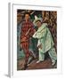 Arlequin Et Pierrot, 1888-Paul Cézanne-Framed Giclee Print