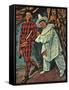 Arlequin Et Pierrot, 1888-Paul Cézanne-Framed Stretched Canvas