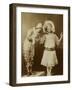 Arlequin tenant la main de Colombine ( l'actrice Jane Renouardt )-Charles Reutlinger-Framed Giclee Print