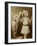 Arlequin tenant la main de Colombine ( l'actrice Jane Renouardt )-Charles Reutlinger-Framed Giclee Print