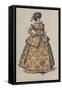 Arlequine, Italian Theater Costume-Maurice Sand-Framed Stretched Canvas