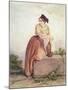 Arlesienne from the Time of Daudet and Bizet-Joseph Bonaventure Laurens-Mounted Giclee Print