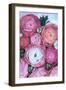 Arleth ranunculus bouquet in cold pink-Rosana Laiz Garcia-Framed Giclee Print