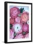 Arleth ranunculus bouquet in cold pink-Rosana Laiz Garcia-Framed Giclee Print