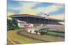 Arlington Heights, Illinois - Horse Race at Arlington Race Track-Lantern Press-Mounted Premium Giclee Print