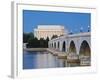 Arlington Memorial Bridge and Lincoln Memorial in Washington, DC-Rudy Sulgan-Framed Photographic Print