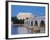 Arlington Memorial Bridge and Lincoln Memorial in Washington, DC-Rudy Sulgan-Framed Photographic Print