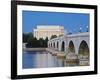 Arlington Memorial Bridge and Lincoln Memorial in Washington, DC-Rudy Sulgan-Framed Photographic Print