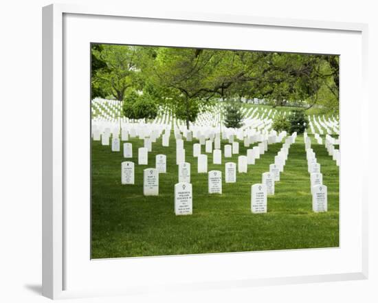 Arlington National Cemetery, Arlington, Virginia, United States of America, North America-Robert Harding-Framed Photographic Print