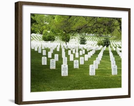 Arlington National Cemetery, Arlington, Virginia, United States of America, North America-Robert Harding-Framed Photographic Print