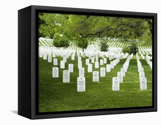 Arlington National Cemetery, Arlington, Virginia, United States of America, North America-Robert Harding-Framed Stretched Canvas