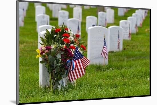 Arlington National Cemetery during Memorial Day - Washington DC United States-Orhan-Mounted Photographic Print