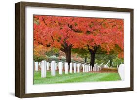 Arlington National Cemetery near to Washington Dc, in Autumn-Orhan-Framed Photographic Print