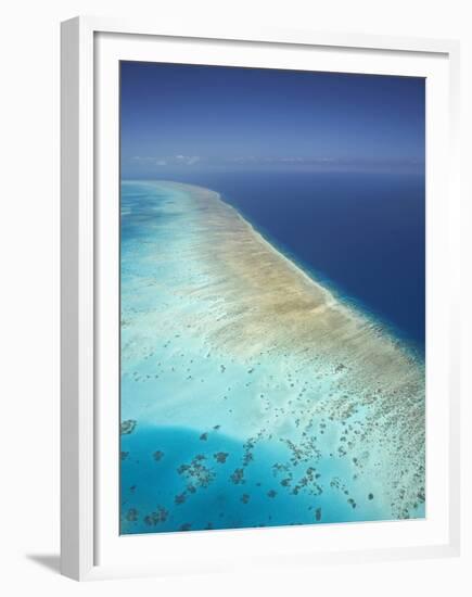 Arlington Reef, Great Barrier Reef Marine Park, North Queensland, Australia-David Wall-Framed Premium Photographic Print