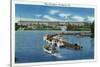 Arlington, Virginia, Panoramic View of the Pentagon from the Water-Lantern Press-Stretched Canvas