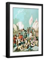 Arm Being Amputated Without Anaesthetic, Russo-Turkish War, 1877-null-Framed Giclee Print