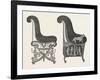 Arm-Chairs Represented in the Tomb of Rameses Iii. Egypt, 1879-null-Framed Giclee Print